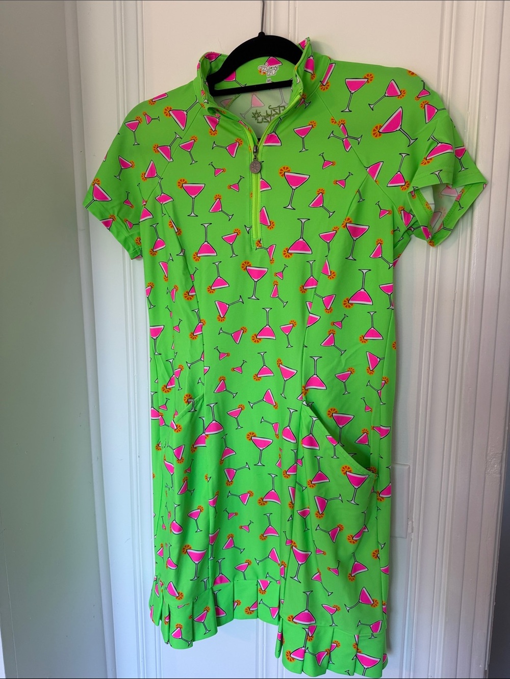 TZU TZU Neon Pink and green